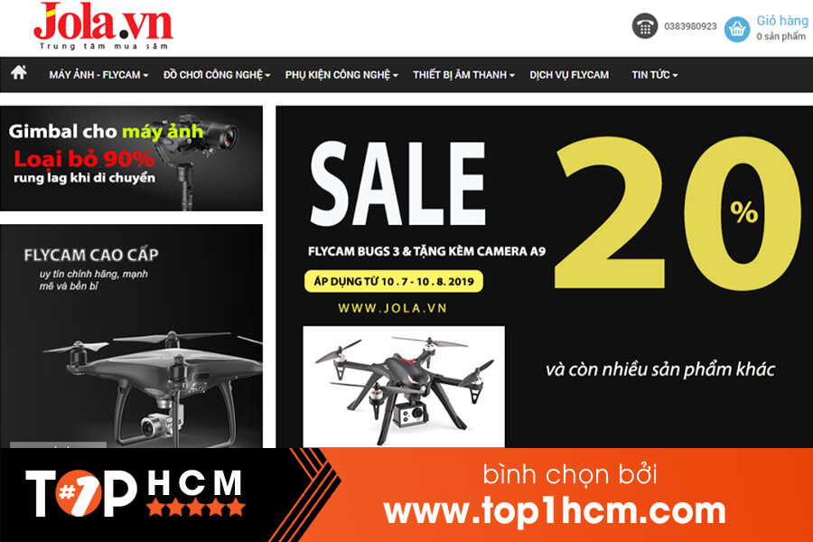 Flycam giá rẻ tphcm