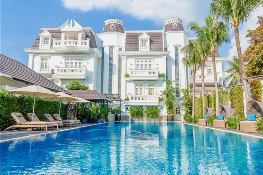 Villa có hồ bơi riêng nổi tiếng tại Sài Gòn