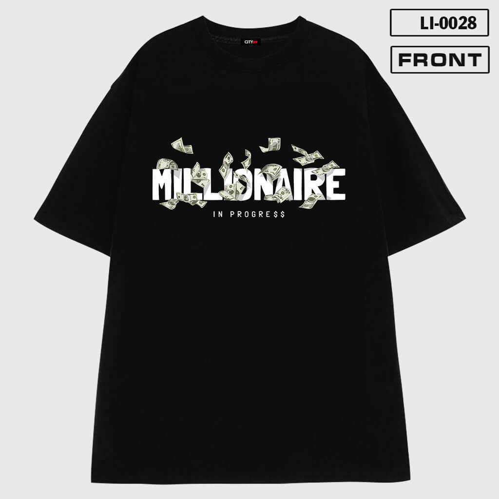 LI-0028 – Áo thun “Millionaire” siêu basic tại CITY89