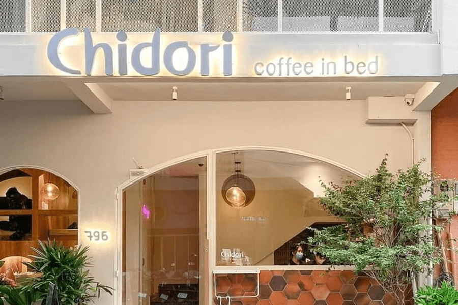 Quán cà phê hộp cực chất TPHCM Chidori Coffee In Bed